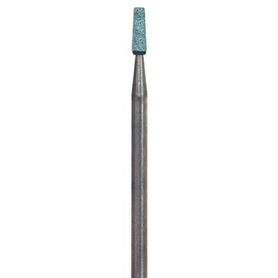 Dura-Green TC1 tapered cone FG (friction grip), 12/pk, silicon carbide finishing stones