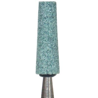 Dura-Green TC4 tapered cone HP (handpiece), 12/pk, silicon carbide finishing stones