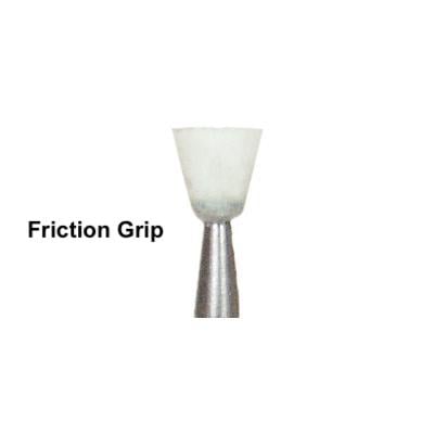 Dura-White IC2 inverted cone FG (friction grip), 12/pk, aluminum oxide finishing stones