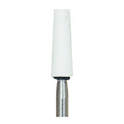 Dura-White TC4 tapered cone HP (handpiece), 12/pk, aluminum oxide finishing stones