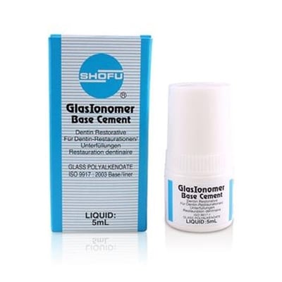 GlasIonomer Base Cement - 5 mL. Liquid
