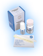 GlasIonomer Base Cement. Introductory Kit: 15 Gm. Yellow Powder, 5 mL Liquid, Mixing Pad, Spatula