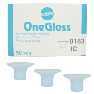 OneGloss IC (Inverted Cone), Unmounted 50/Pk. One-step silicone composite finisher and polisher