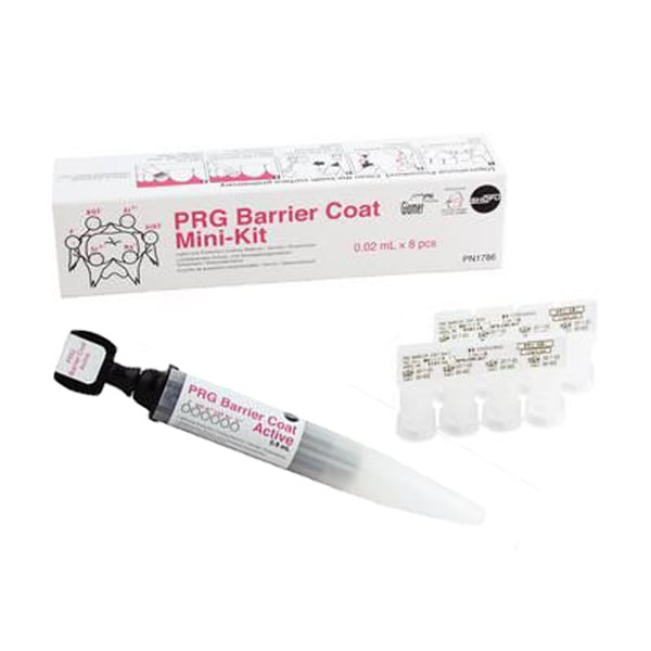PRG Barrier Coat Varnish Desensitizer Mini Kit - 8 Base Units 0.02mL each, 1 Active 0.09mL, 8