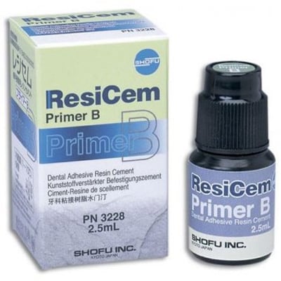 ResiCem Primer B - Refill 2.5 ml Bottle. Self-Conditioning Primer-B dual-curing luting system