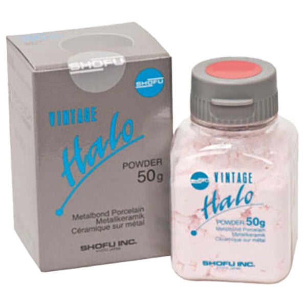 Vintage Halo Medium Fusing Porcelain System, Body Powder A2B Shade. 50 gram Bottle of Powder