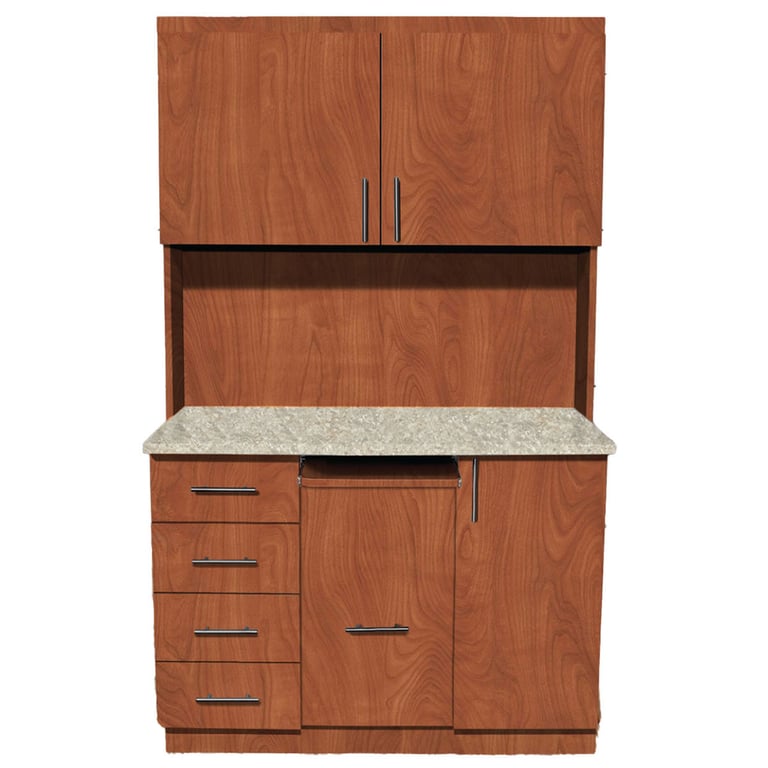 Signature Series Signature 12 O'Clock Rear Cabinet with Uppers and Shelf, 40" x 22" x 73", Wild