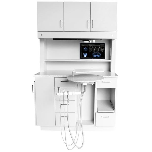 Signature Series 12 O'Clock Rear Cabinet Standard with Telescoping Arm. 100% plywood, HVE/SE