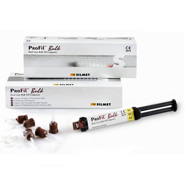ProFil Bulk Dual-Cure Bulk Fill Composite, A2 Automix Syringe Kit - 5 mL Syringe and Tips. Working