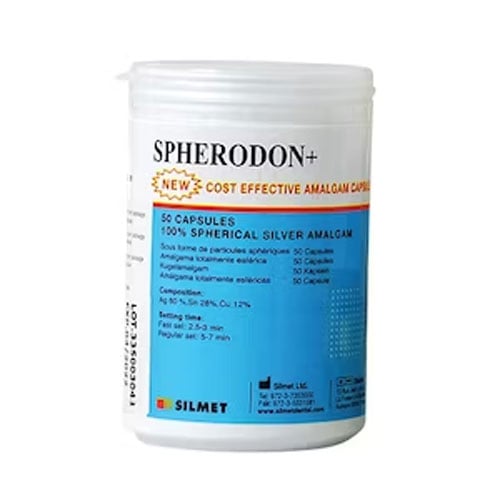 Spherodon Plus 2 Spill FAST Set 100% Spherical Alloy with 60% Ag, High Copper, Non Gamma II, Jar