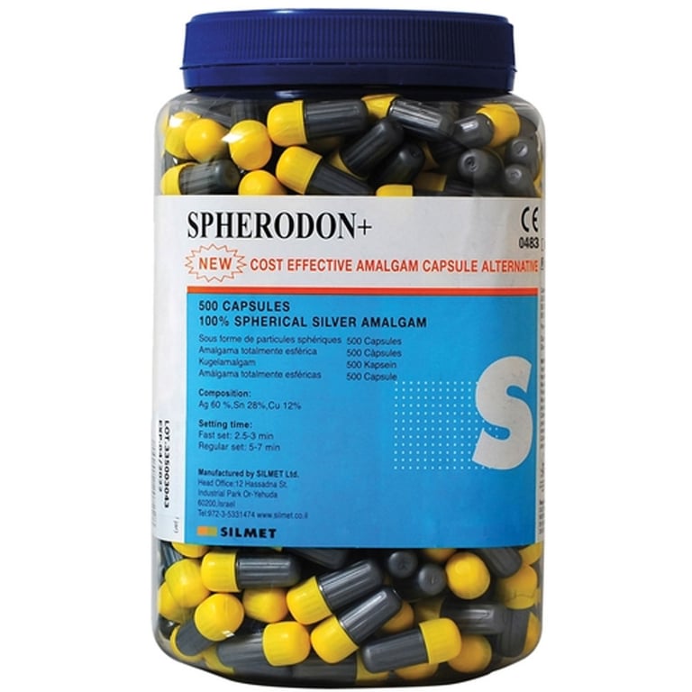 Spherodon Plus 2 Spill REGULAR Set 100% Spherical Alloy with 60% Ag, High Copper, Non (131492)