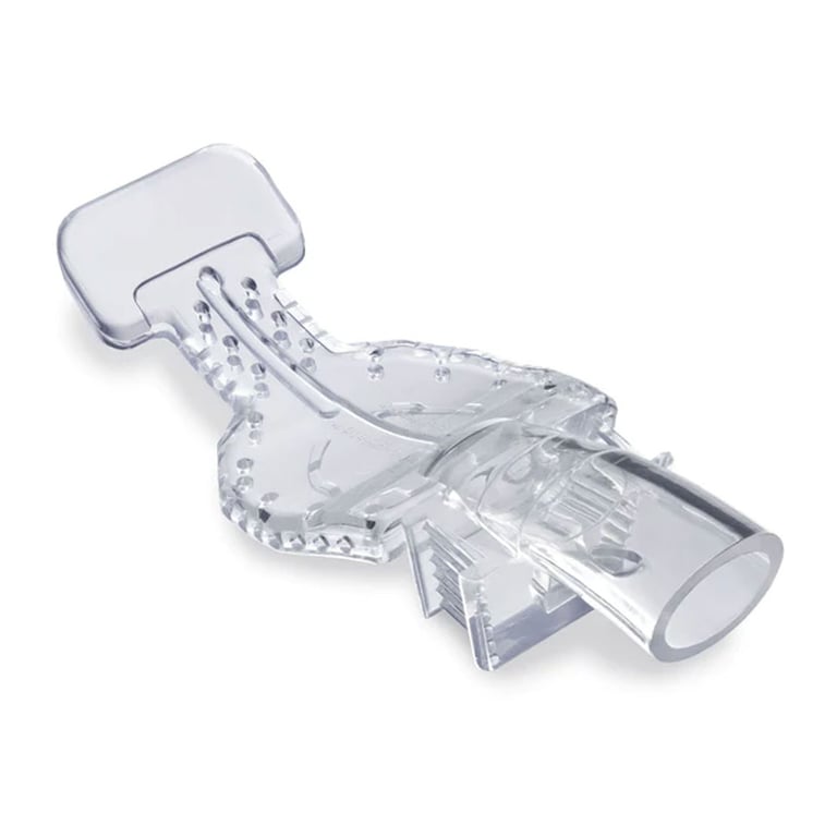 DryShield HVE Autoclavable Mouthpiece, Large, 4/Pk. Made of a soft, flexible silicone material
