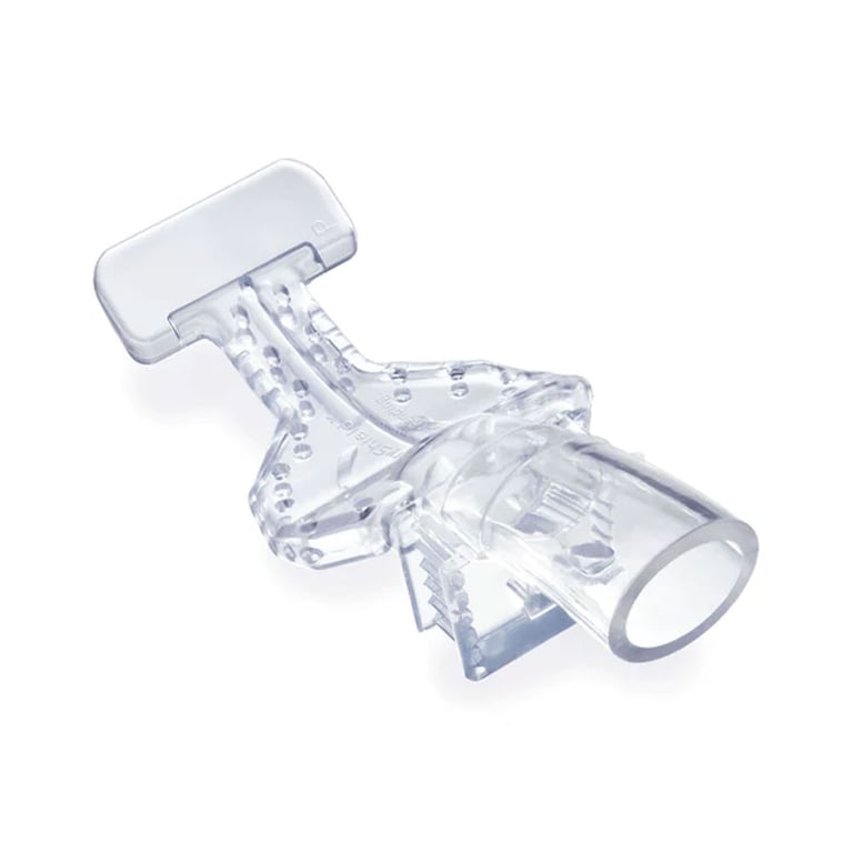DryShield HVE Autoclavable Mouthpiece, X-Pediatric, 4/Pk. Made of a soft, flexible silicone