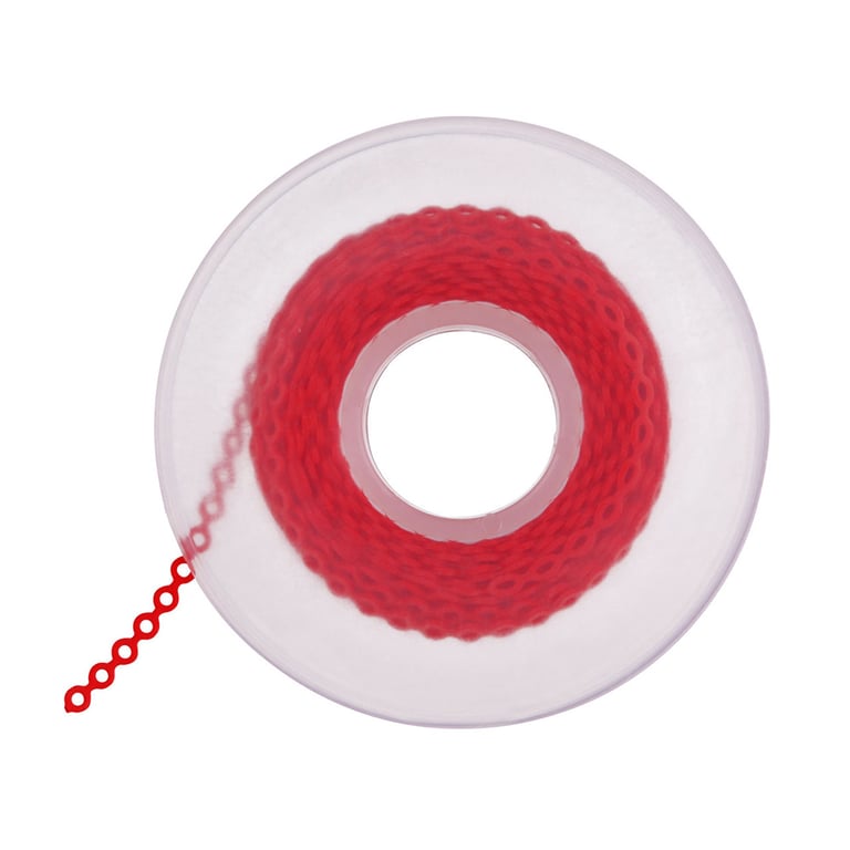 Alastik Continuous Chains Bobbin, C-1, Radical Red, 1/Pk. This continuous chain bobbin features