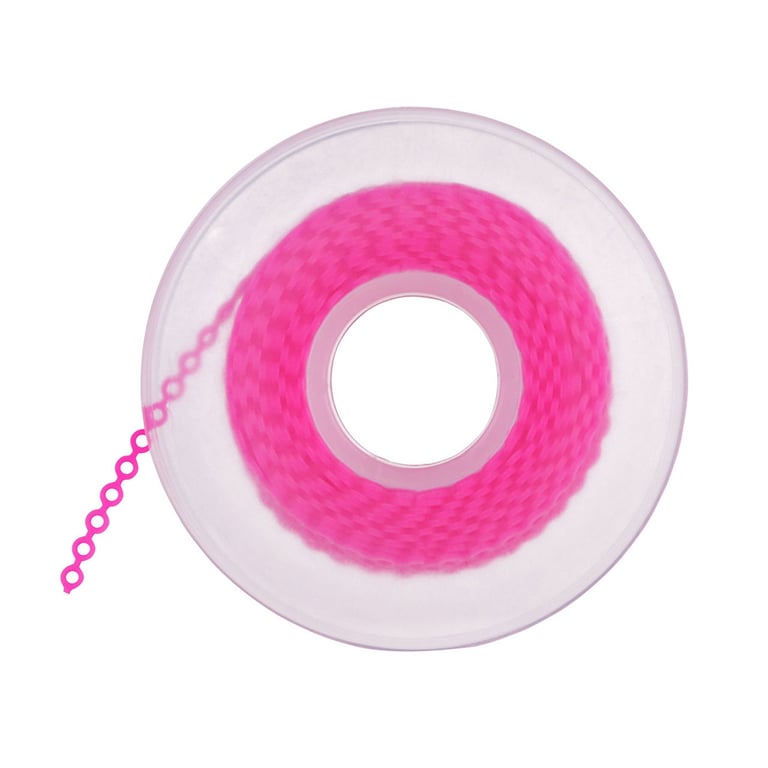 Alastik Continuous Chains Bobbin, C-1, Screaming Pink, 1/Pk. This continuous chain bobbin features