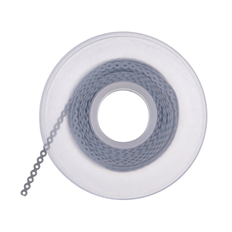 Alastik Continuous Chains Bobbin, CK, Gray, 1/Pk. This continuous chain bobbin features 15ft