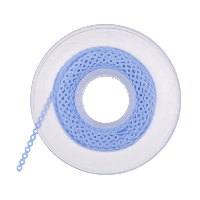 Alastik Continuous Chains Bobbin, CK, Light Blue, 1/Pk. This continuous chain bobbin features