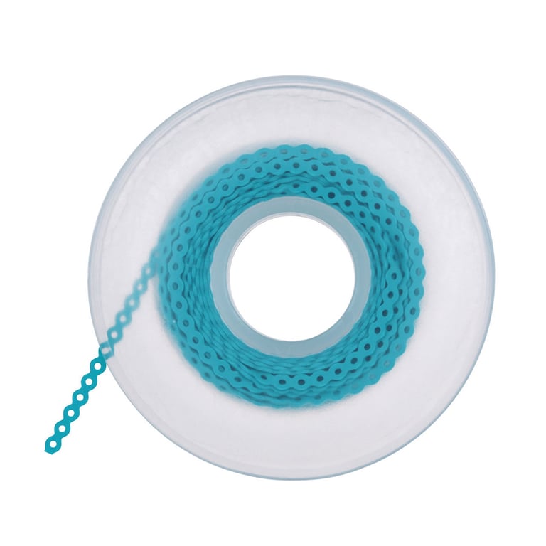 Alastik Continuous Chains Bobbin, CK, Teal, 1/Pk. This continuous chain bobbin features 15ft