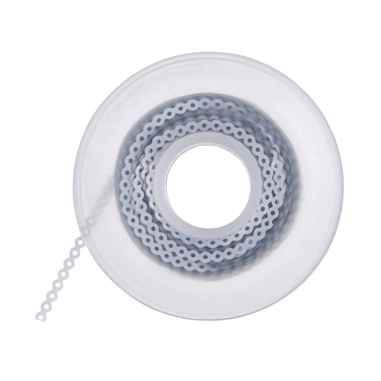Alastik Continuous Chains Bobbin, CK, Silver, 1/Pk. This continuous chain bobbin features 15ft