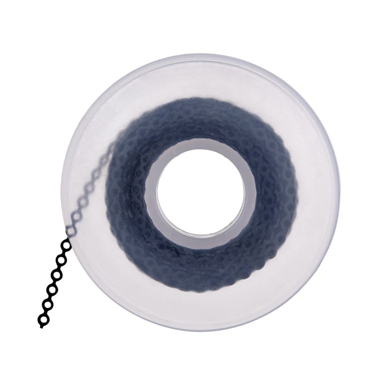 Alastik Continuous Chains Bobbin, C-1, Deep Black, 1/Pk. This continuous chain bobbin features