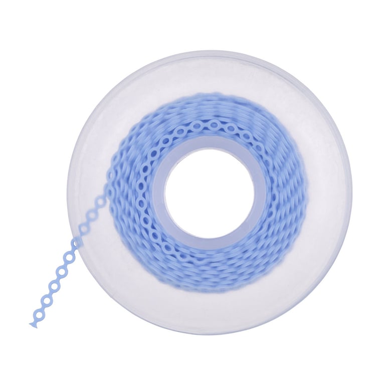 Alastik Continuous Chains Bobbin, C-1, Light Blue, 1/Pk. This continuous chain bobbin features