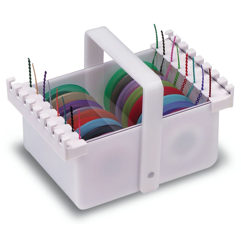 Alastik Bobbin Chain Dispenser, 1/Pk. Designed to hold and dispense up to 16 bobbin chains