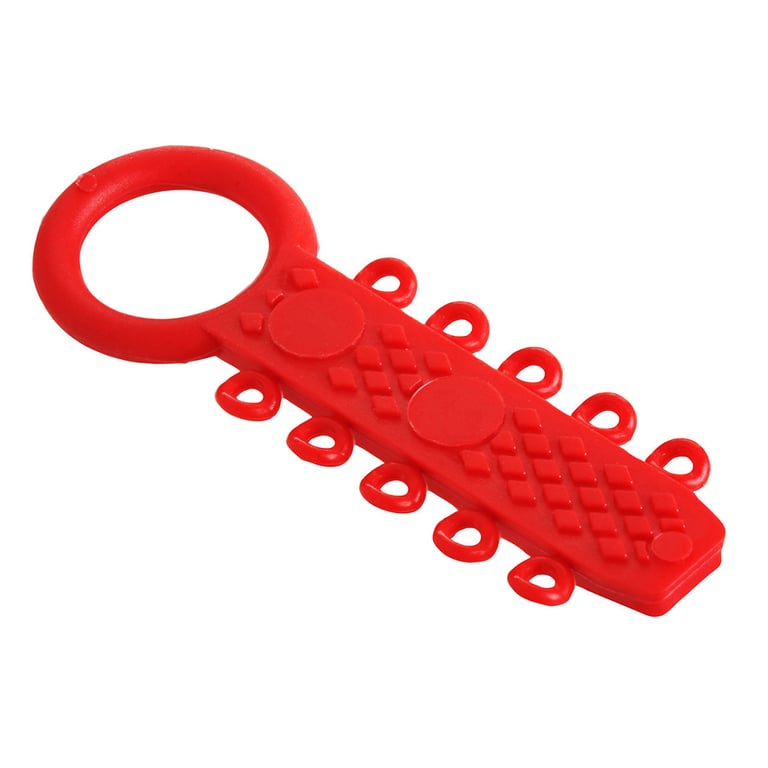 Alastik Easy-To-Tie Ligatures, Radical Red, 10/Pk. Designed for efficiency and comfort
