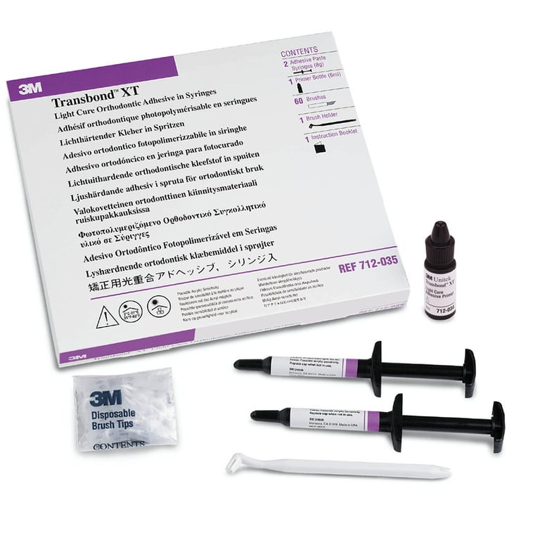 Transbond XT Light Cure Adhesive, Capsules, 0.2g, 25/Box. XT Light Cure Adhesive is an orthodontic