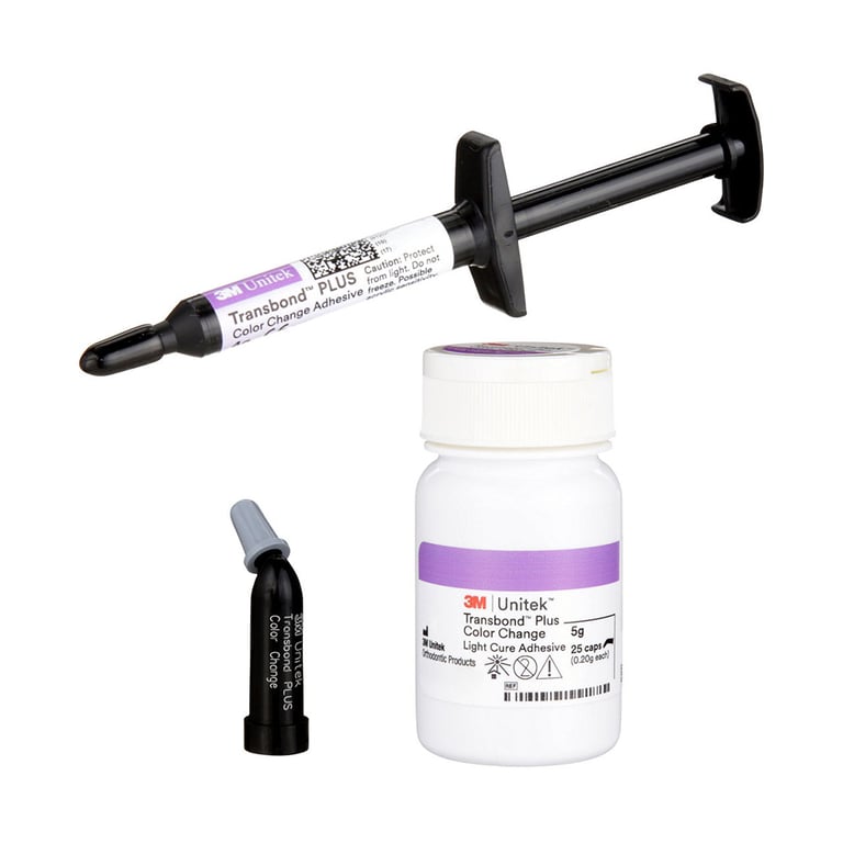 Transbond Plus Color Change Adhesive Refill, Capsules, 0.2g, 25/Pk. Moisture tolerant light cure