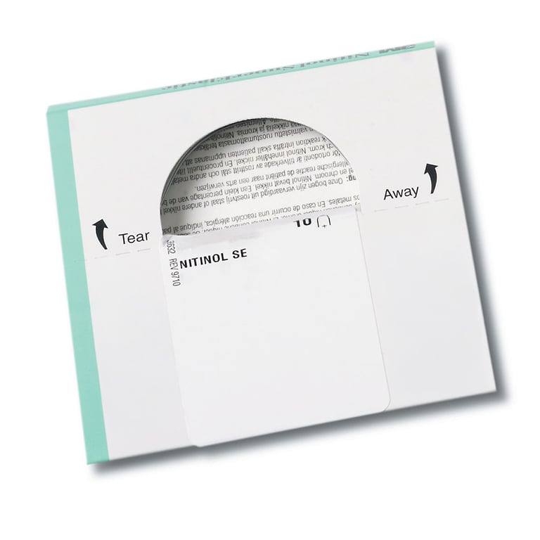 Unitek Nitinol Super-Elastic Archwire, .016 x .022, Reverse Curve, Lower, 10/Pk. Easy to engage