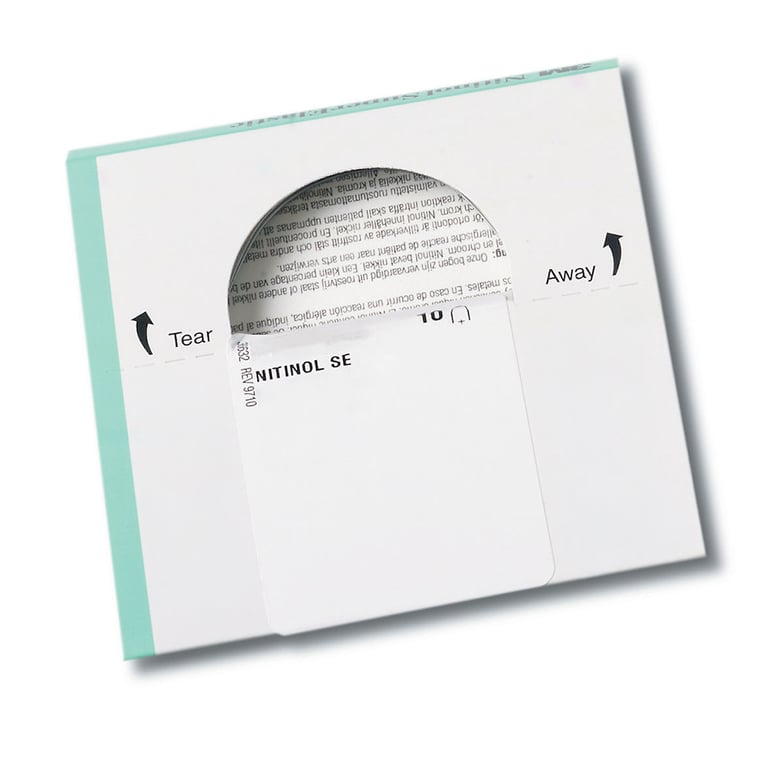 Unitek Nitinol Super-Elastic Archwire, .017 x .025, Reverse Curve, Lower, 10/Pk. Easy to engage