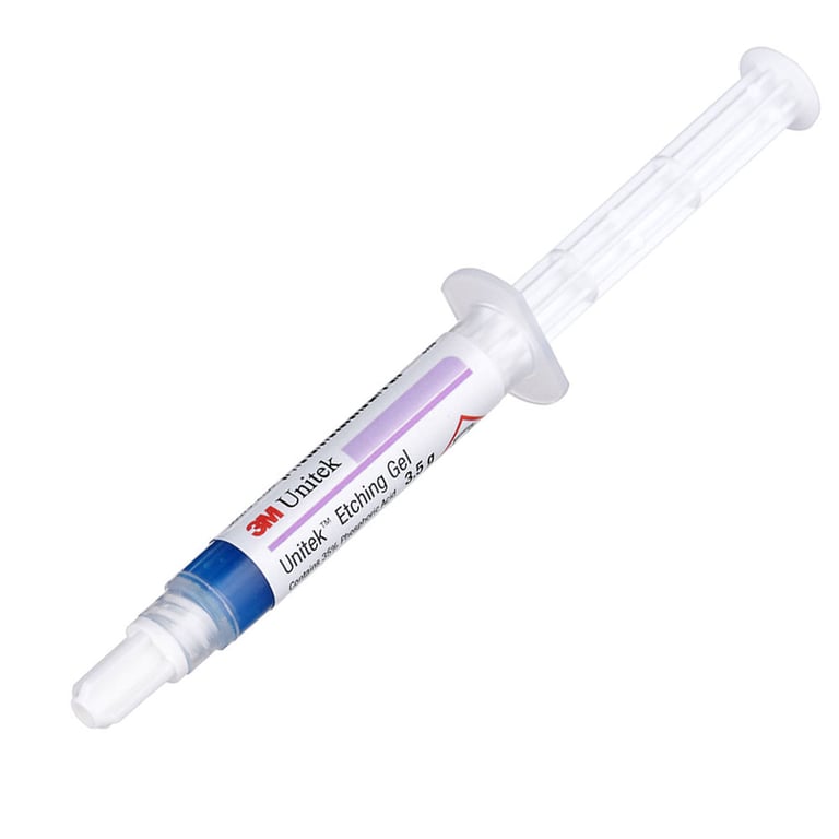 Unitek Etching Gel System, Blue Tint, 2 Syringes 3.5g/ea. 20 Metal Dispensing Tips, 1/Kit. 35%