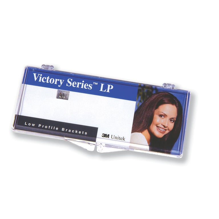 Victory Series Low Profile Brackets Kit, APC II, MBT, .018, U/L 5x5, 345Hk, 20/Kit. Low Profile