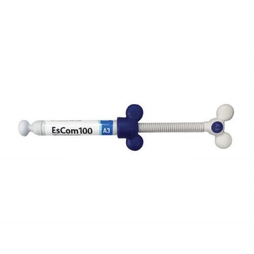 EsCom100 A3 Syringe. Light-Cured Restorative Nano Hybrid Composite Resin, Refill: A3 4 Gm. x 1