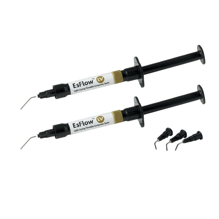 EsFlow A3.5 Syringes. Flowable Lightcured Resin Composite, Radiopaque