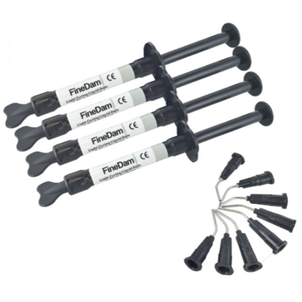 FineDam 4 - 1.2 mL Syringes & 8 Tips. Passively adhesive (sealing) methacrylate-based resin