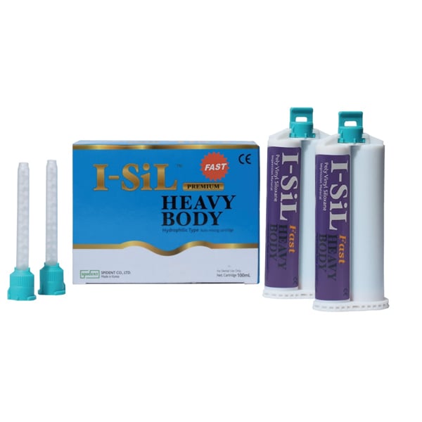 I-Sil Premium Heavy Body, Fast Set 2 - 50 mL Cartridges VPS Impression Material. Working time