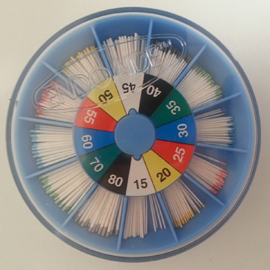 Spident Endo-Aide - 12 Compartments Tray with 400 Paper Points