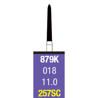 Spring FG #257SC (879K.018) Coarse grit Curettage single-use diamond burs, pack of 25