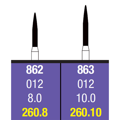 Spring FG #260.8 Extra Fine grit Flame single-use