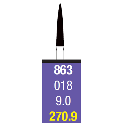 Spring FG #270.9 Coarse grit Flame shaped single-