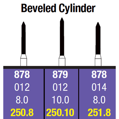 Spring FG #250.8 Beveled Cylinder Coarse single-u