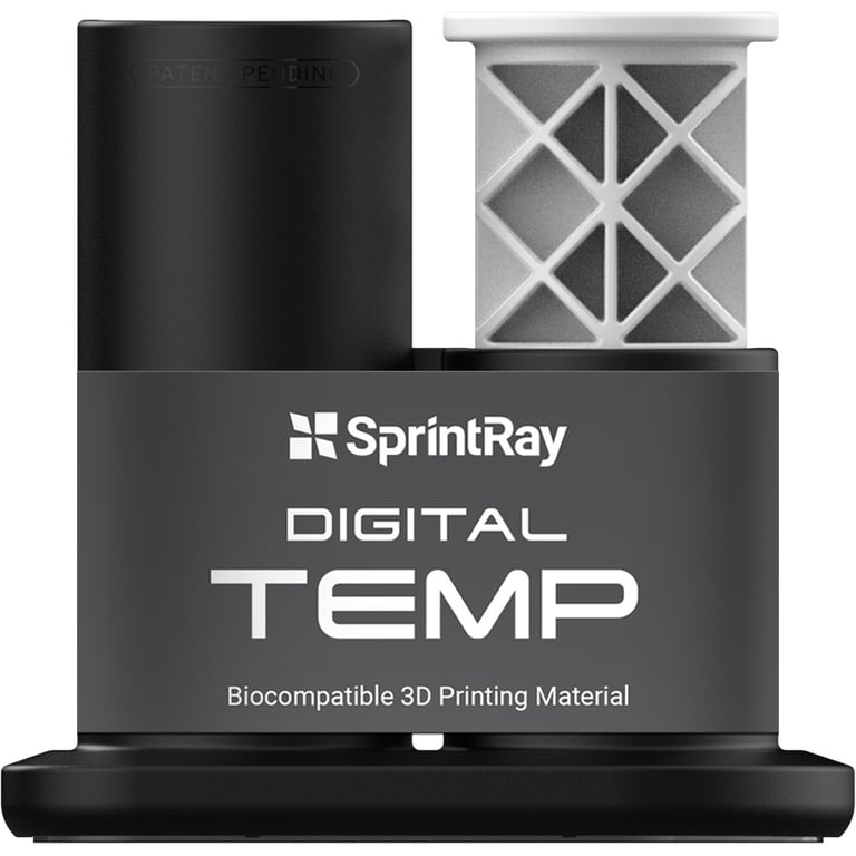 Sprintray Digital Temp Biocompatible Digital Restoration Resin, Shade Bleach, Single-unit Capsule