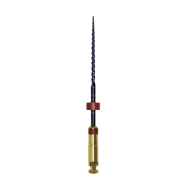 DCTaperH V08 #25 L25 Non-Sterile Endodontic Niti File, 6/Pk. Heat treated to increase file