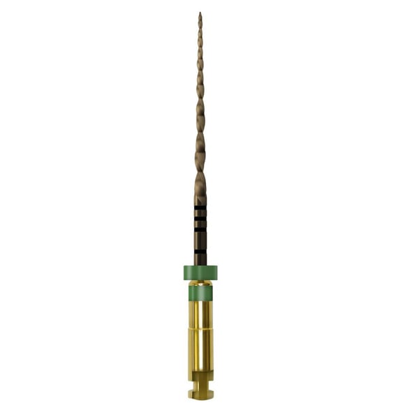 ExactFlowH Medium 21mm Sterile NiTi Files, Pack of 3. Heat-Matrix technology enables files