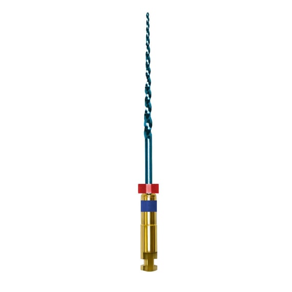 ExactGuide 30/.06 Blue 21mm NiTi Files, Pack of 4. Allows you to shape root canals with greater