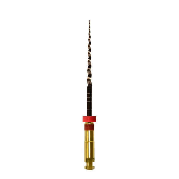 ExactTaper F2 21mm NiTi Rotary Files, Package of 6. Finishing files insure the proper apical fit