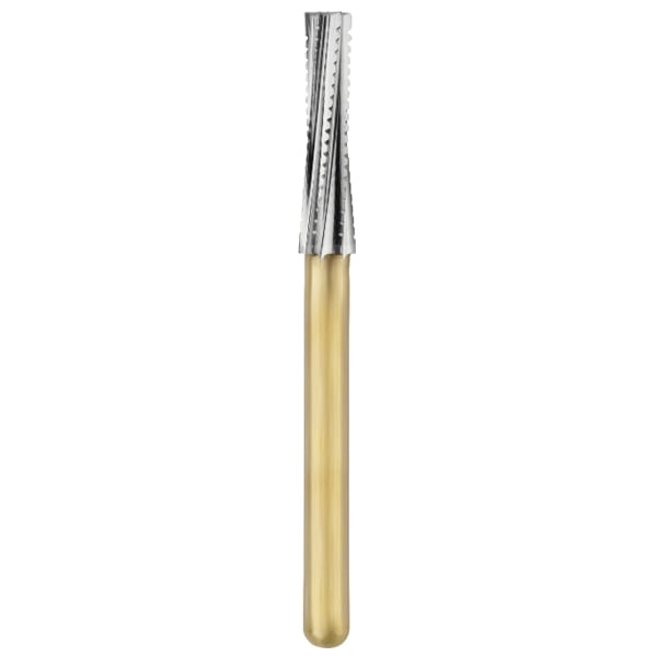 Great White Ultra FG #847.020 Flat End Taper Carbide Burs 5/Pk. Working length 8mm, head diameter
