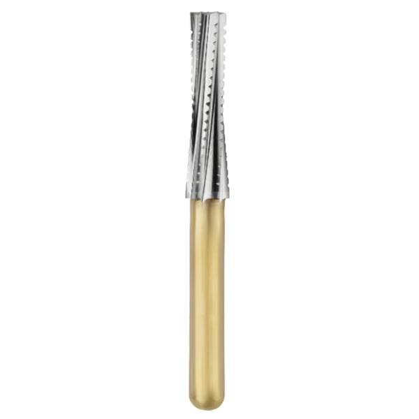 Great White Ultra FG #847.020 SS Flat End Taper Carbide Burs 5/Pk. Short Shank. Working length
