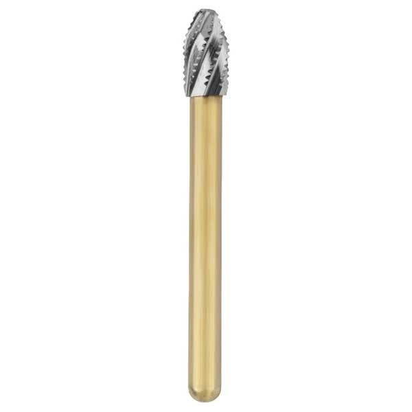 Great White Ultra FG #379.023 Football Shaped Carbide Bur, Package of 5 Burs